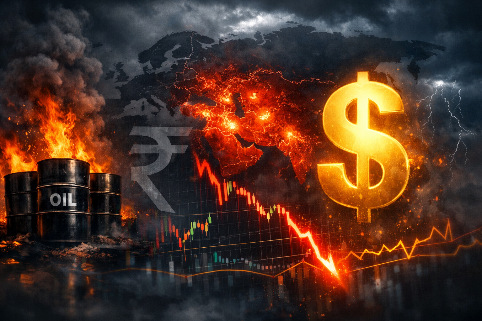 Bernstein Warns Rupee Could Breach 98/USD Amid Iran Conflict, Cuts Nifty Target