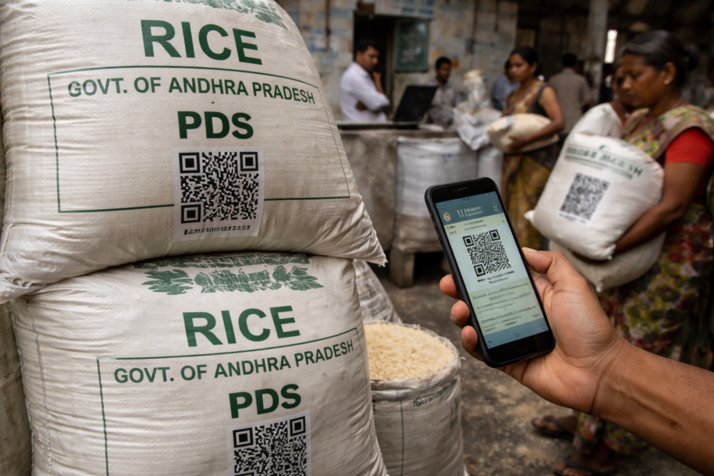 Andhra Pradesh QR Code Rice Bags Bring Transparency and Farmer Recognition