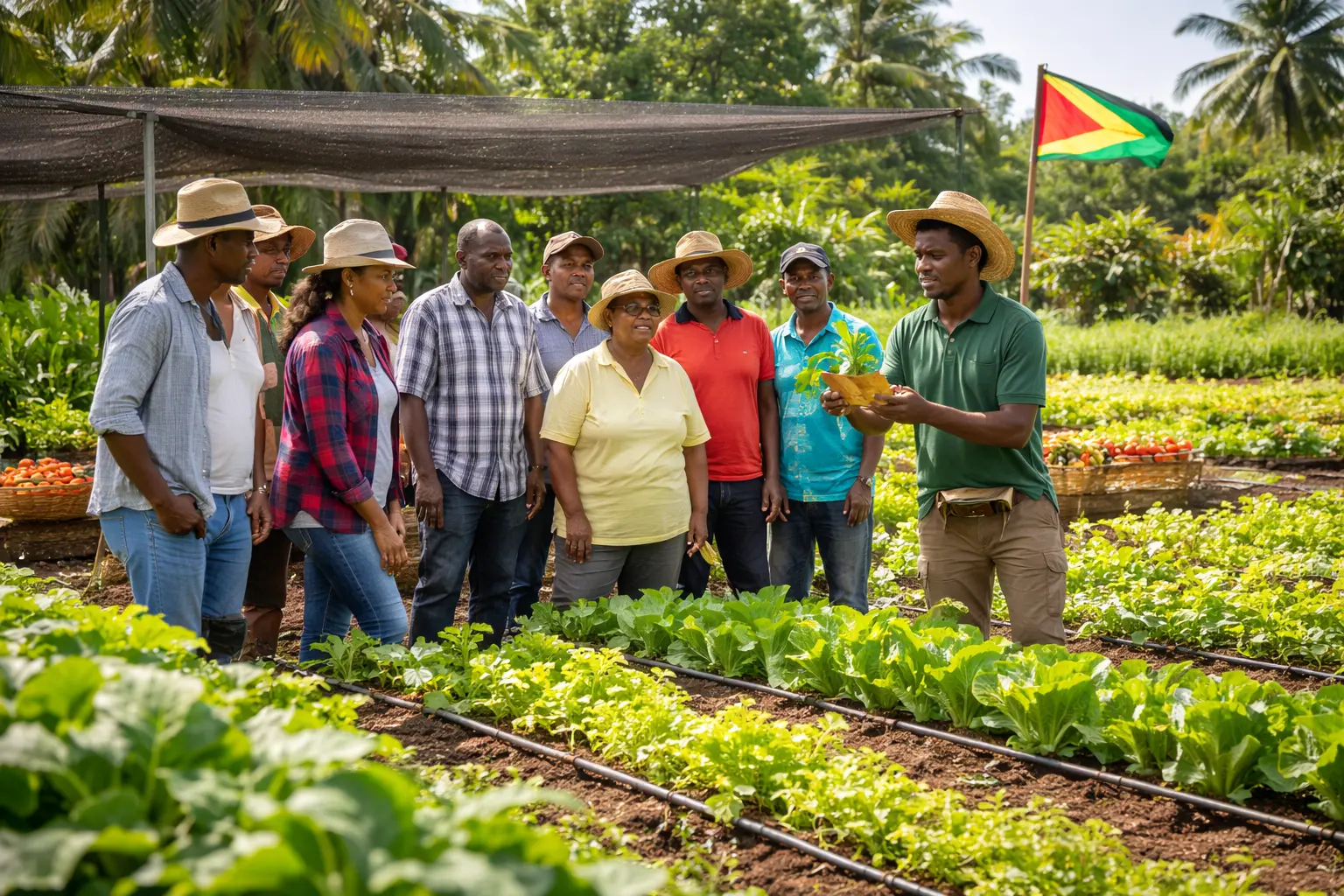 Climate-Smart Agriculture Training in Guyana Boosts Food Security and Farming Skills