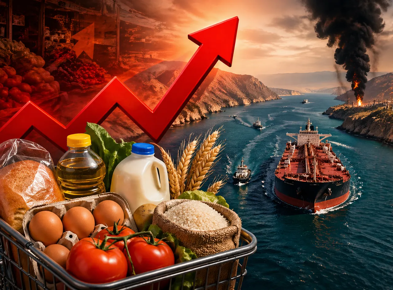 Food inflation fears rise amid Strait of Hormuz crisis