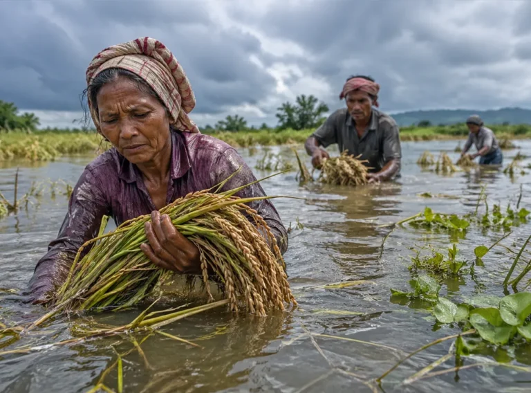 Heavy rains, floods threaten Bangladesh rice harvest