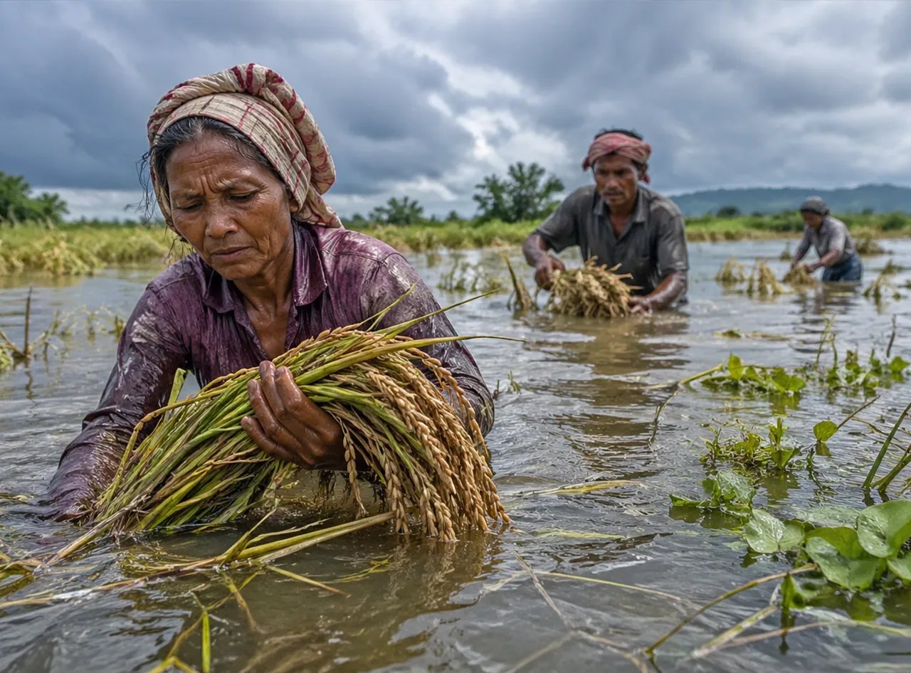 Heavy rains, floods threaten Bangladesh rice harvest