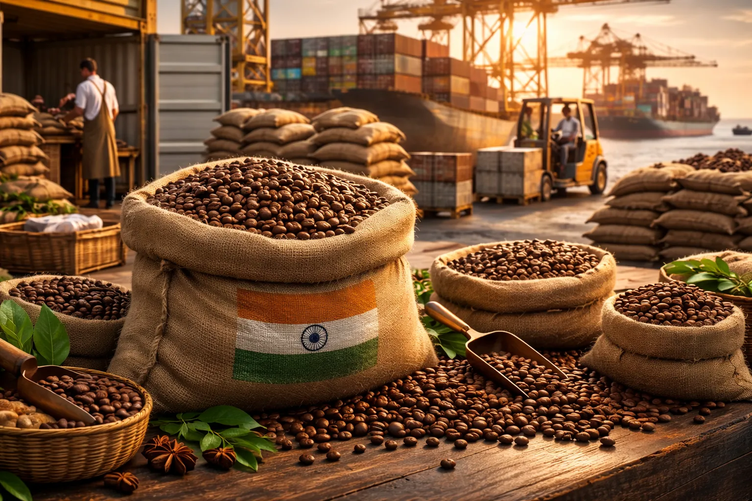 India Coffee Exports Hit Record $2.13 Billion in FY26 on Strong Global Demand