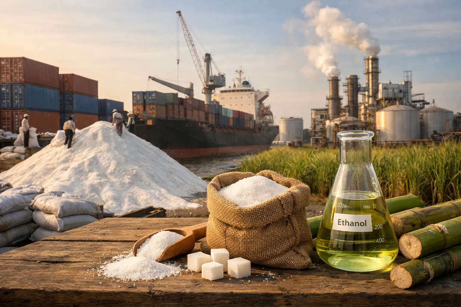 India’s Sugar Exports May Be Restricted for Ethanol Blending Push