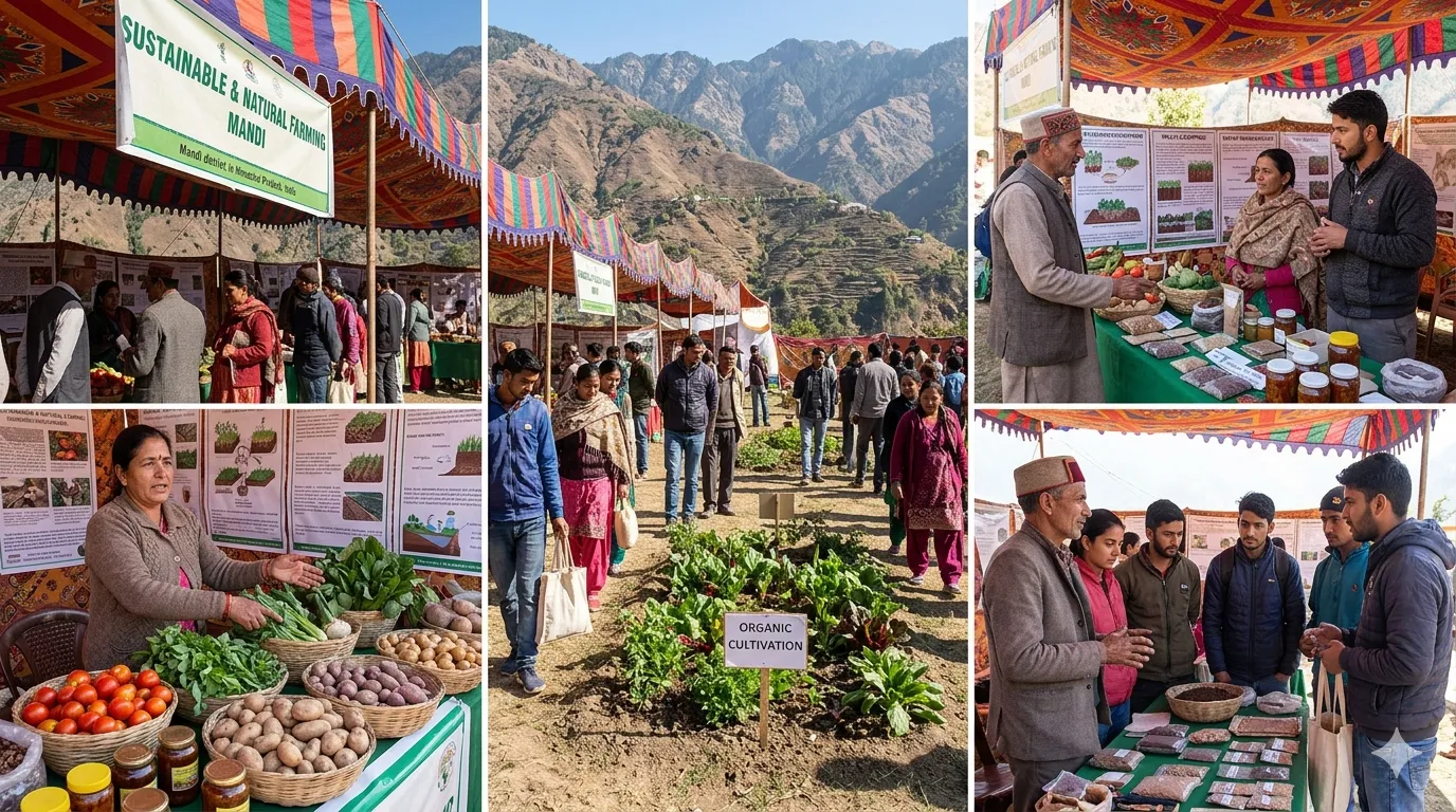 Mandi Farmers’ Fair Promotes Sustainable and Natural Farming Practices in Himachal Pradesh