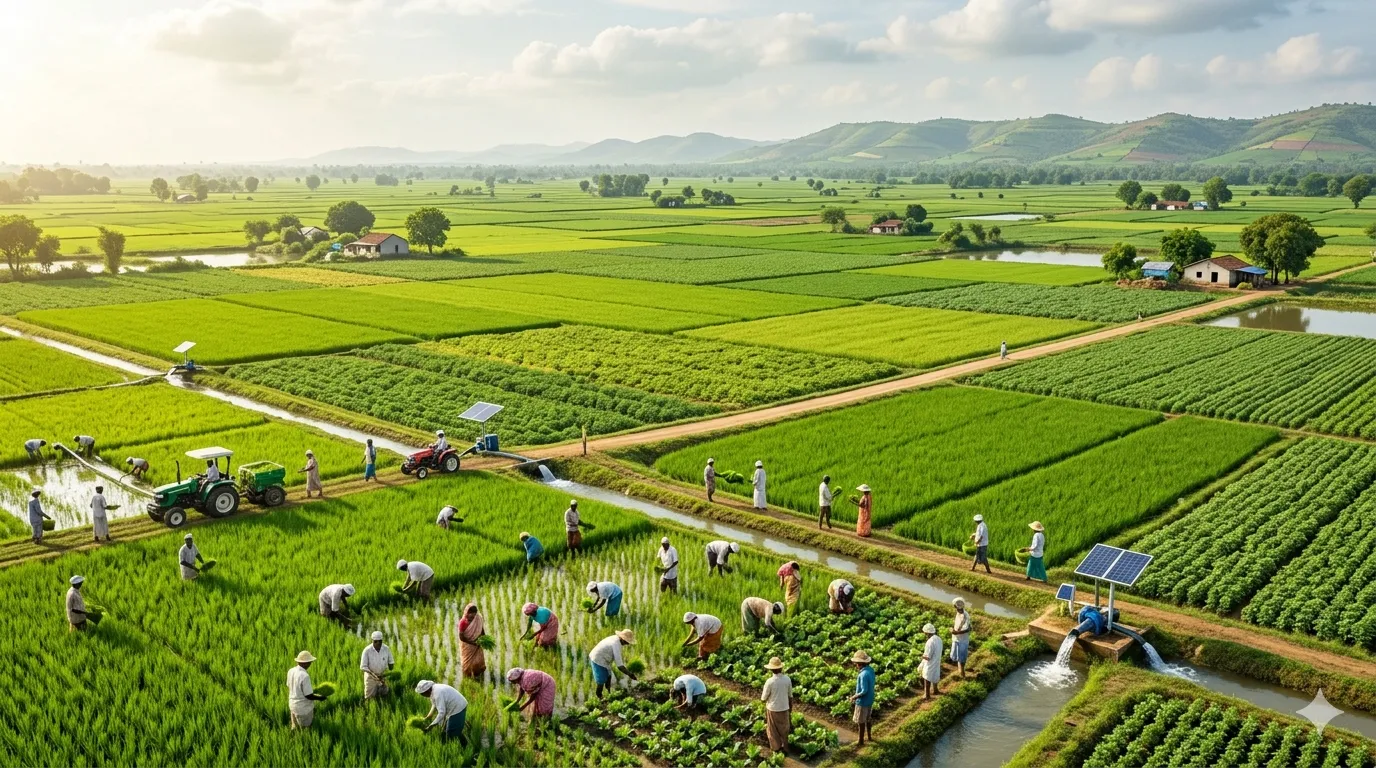 Summer Crop Coverage Crosses 64 Lakh Hectares in India, Shows Steady Agricultural Growth