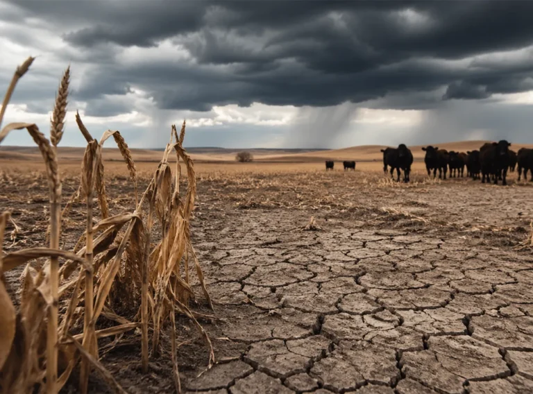 US Agriculture Hit by Severe Drought as Wheat Crops Fail and Cattle Herds Decline in the Great Plains
