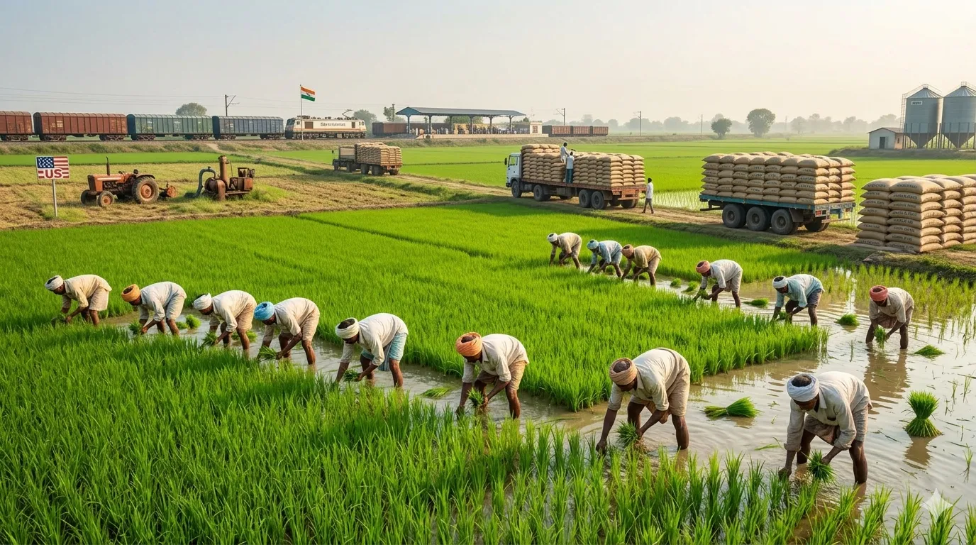 US Rice Acreage Decline 2026 Global Opportunities Open for India