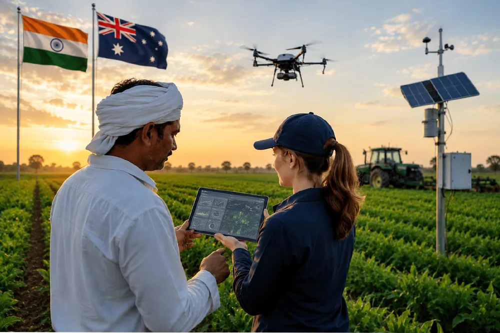 India-Australia Partnership Drives AI Farming Revolution by 2047