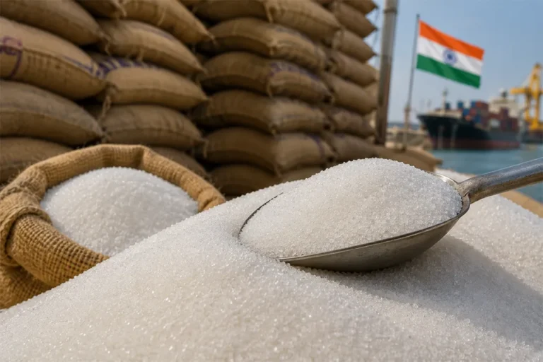 India Bans Sugar Exports Till 2026 Amid Rising Domestic Prices