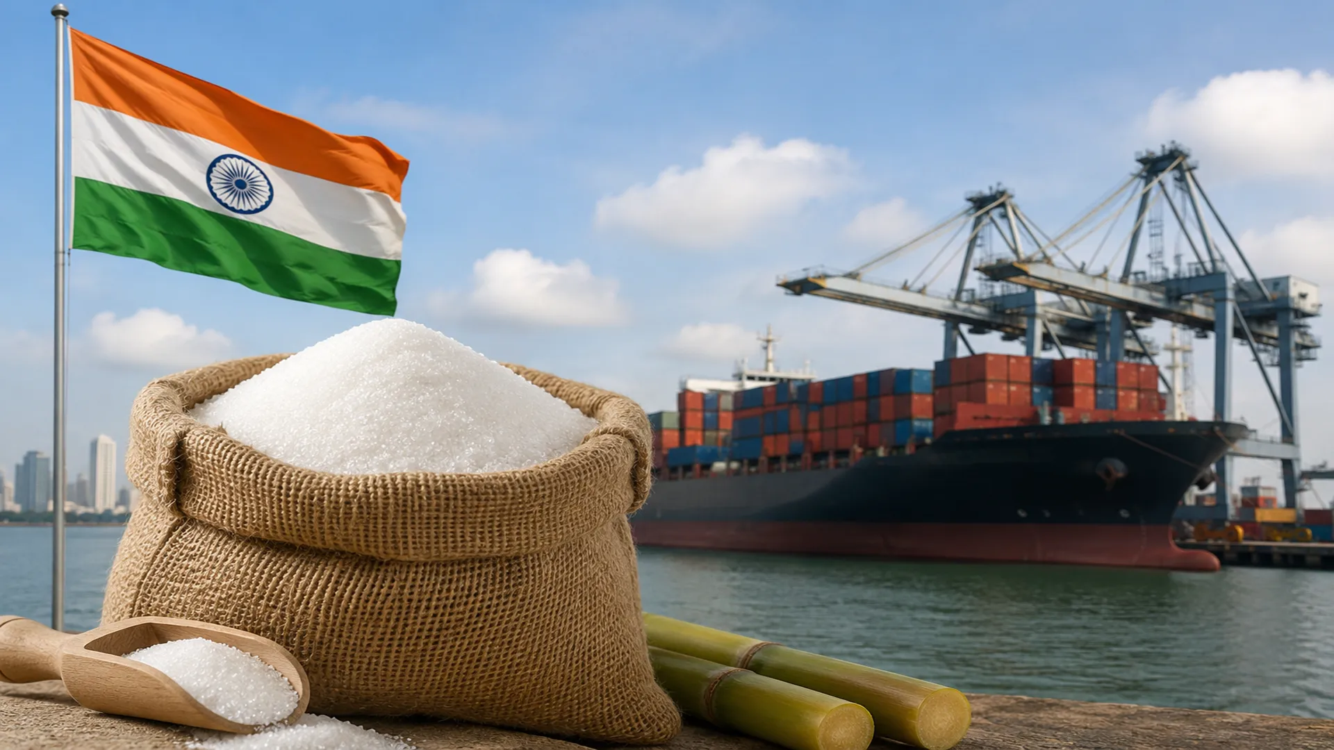 India Retains Sugar Export Ban but Allows Limited US Shipment