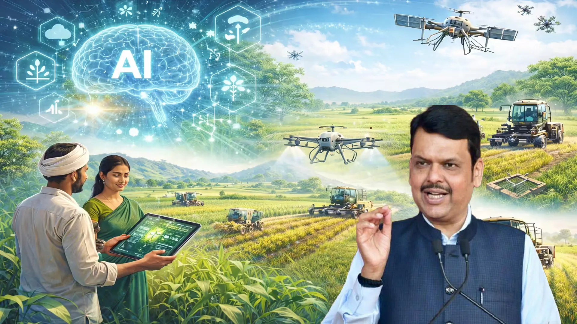 India’s AI Mission Must Prioritise Agriculture, Says Maharashtra CM