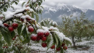 Kashmir’s Cherry Growers Worried Amid Weather Fluctuations