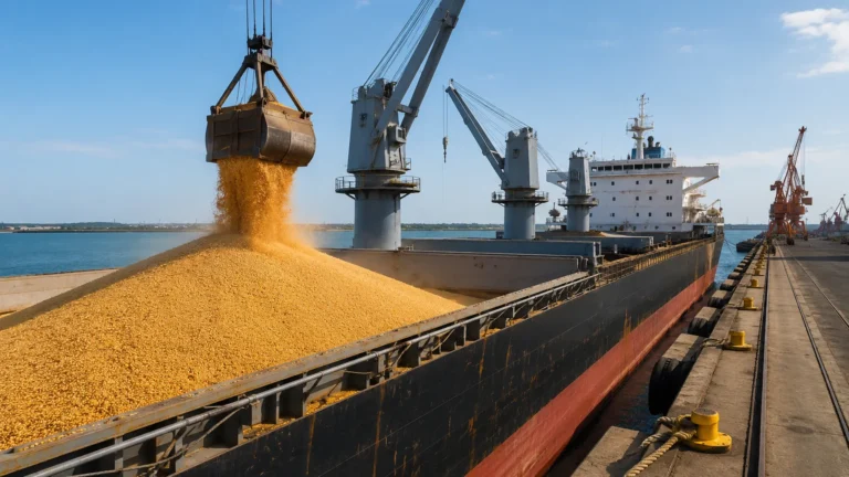 Maize Shipment from Krishnapatnam Port Boosts Indian Exports