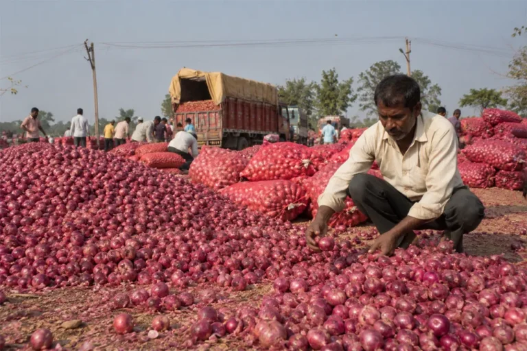 Onion Export Ban Not Imposed Amid The Onion Prices Crash In Maharashtra
