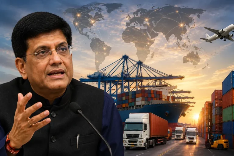 Piyush Goyal Sets $1 Trillion Target for India’s Exports by FY27