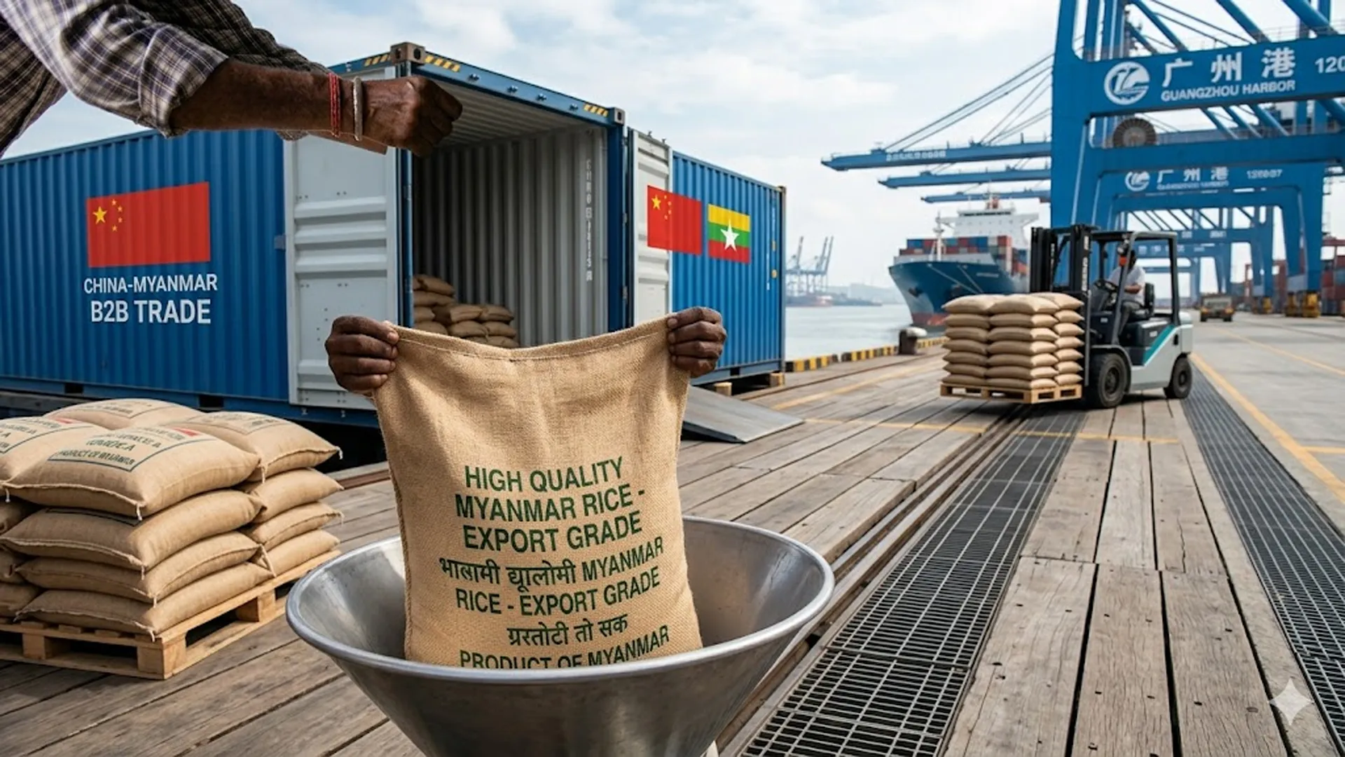 Rice Exports to China Set to Rise Under China-Myanmar B2B Deal