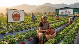Strawberry Production in Gujarat’s Dang Rises 65% in 3 Years