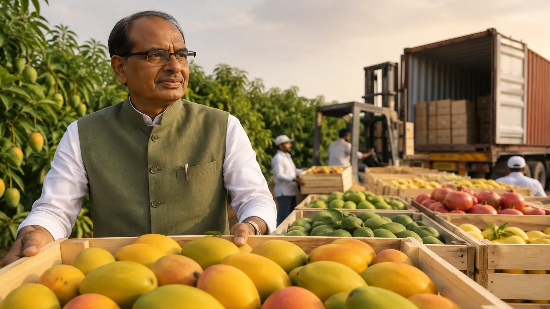 Uttar Pradesh Fruit Exports Set for Big Boost as Shivraj Singh Chouhan Eyes Global Markets