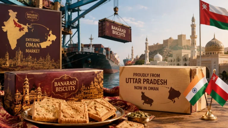 First Shipment Of Banarasi Biscuits To Oman Sets Export Milestone