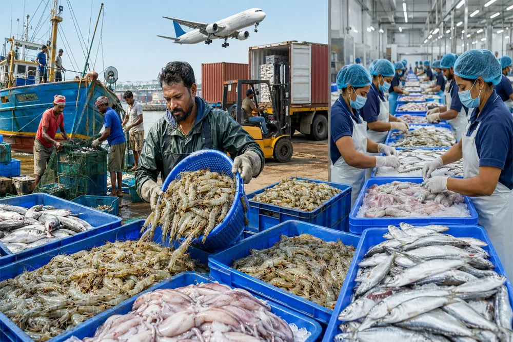 How India Achieved Record Seafood Exports Worth ₹73,890 Crore ?