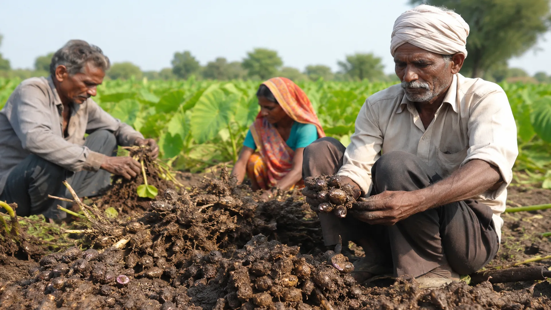 How Black turmeric Farming Gains Popularity Among Bundelkhand Farmers?