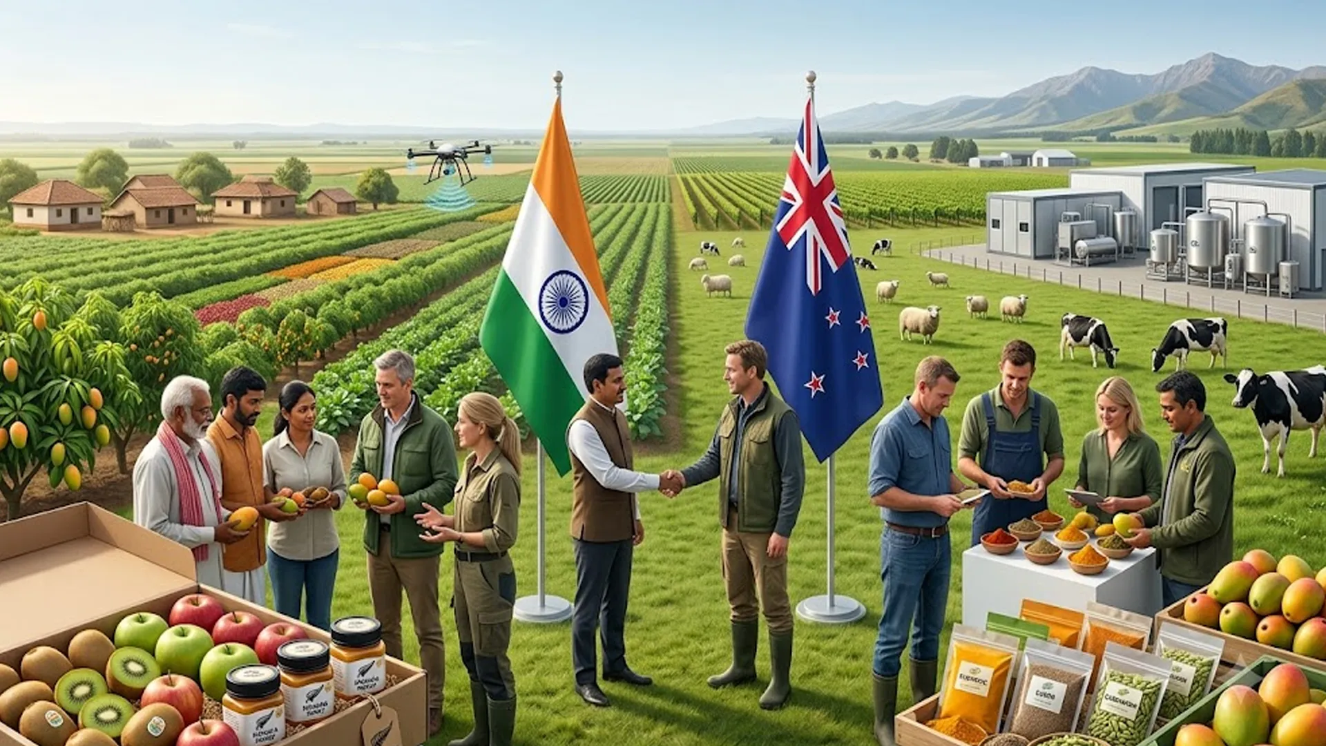 India-New Zealand Free Trade Agreement to Boost Agricultural Cooperation