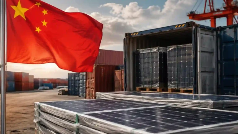 China’s Solar Exports Fall 21.4% Amid Policy Shifts