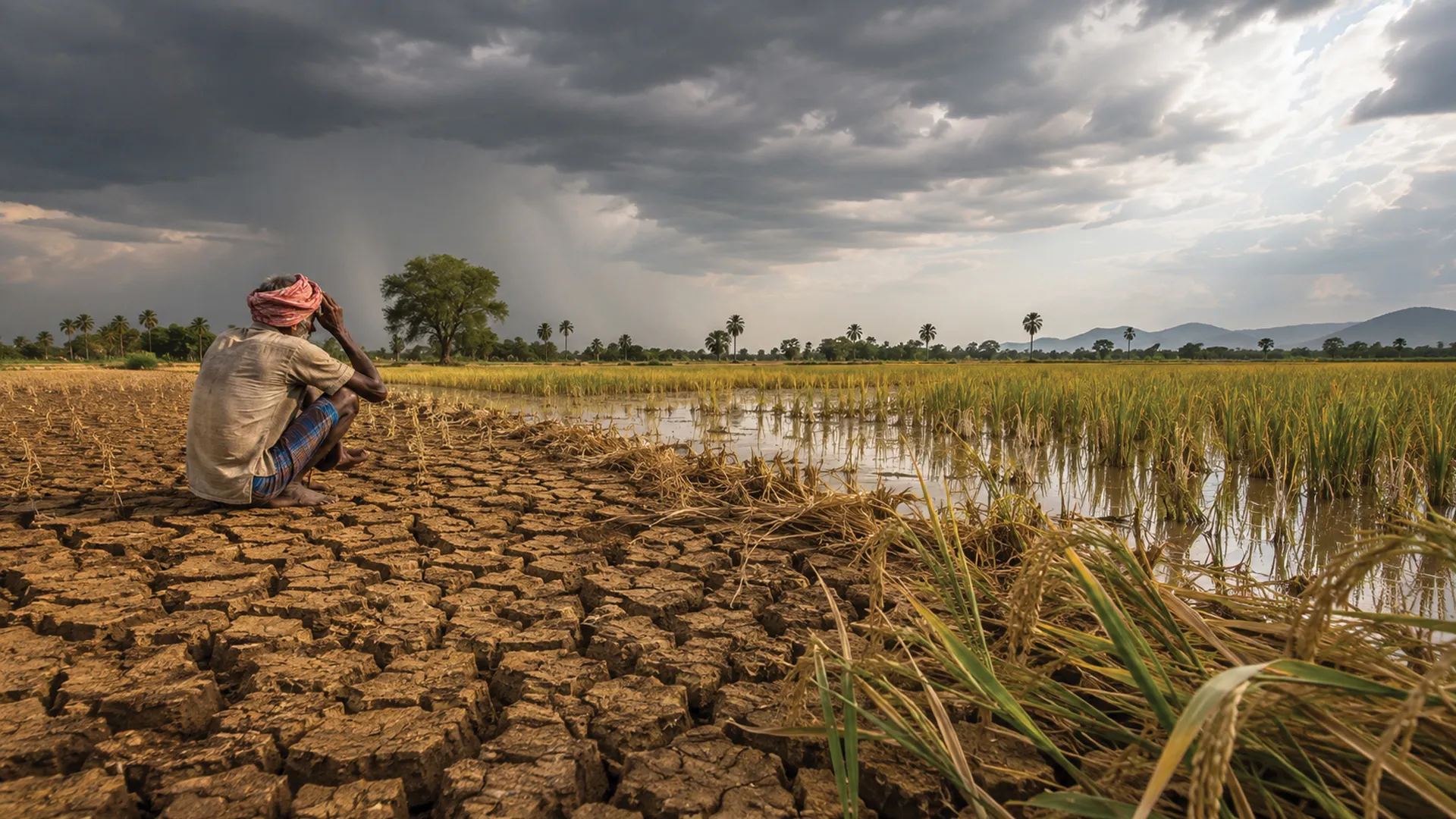 Drought Fears Drive Up Rice Prices Across South India as Monsoon Weakens