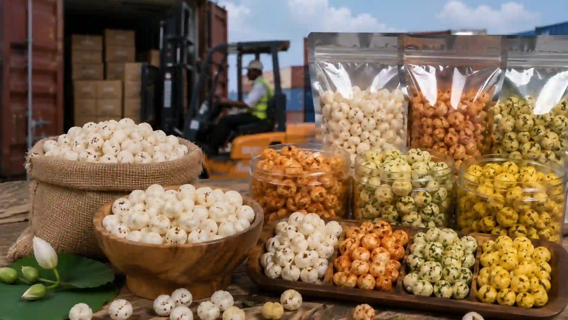 Makhana Exports Grow as India Sends First Flavoured Shipment to Canada