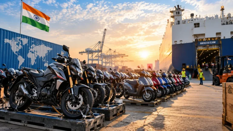 Two-Wheeler Exports Surge as India Moves Upmarket