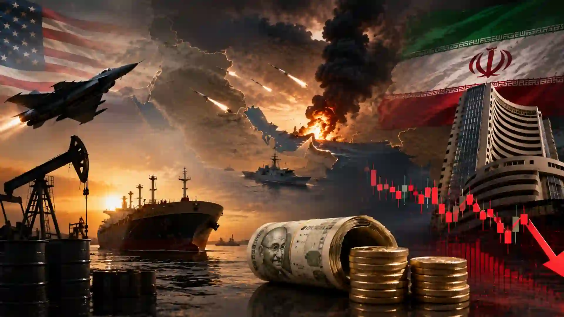 US-Iran War: How Are Crude, Rupee & Nifty Witnessing Pressure?