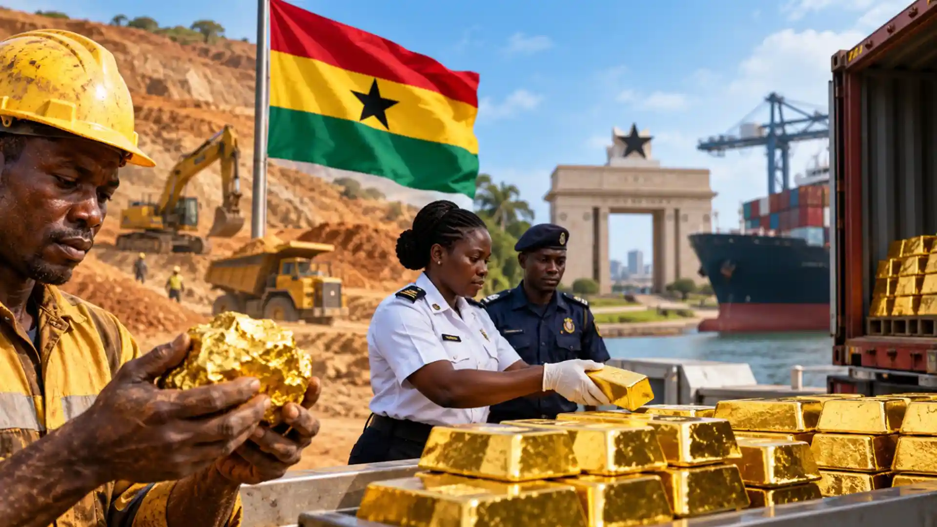 Ghana Tightens Gold Exports to Keep More Value at Home