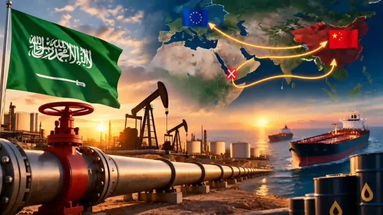 How Does Saudi Pipeline Shutdown Threaten Oil Exports To Europe And Asia?