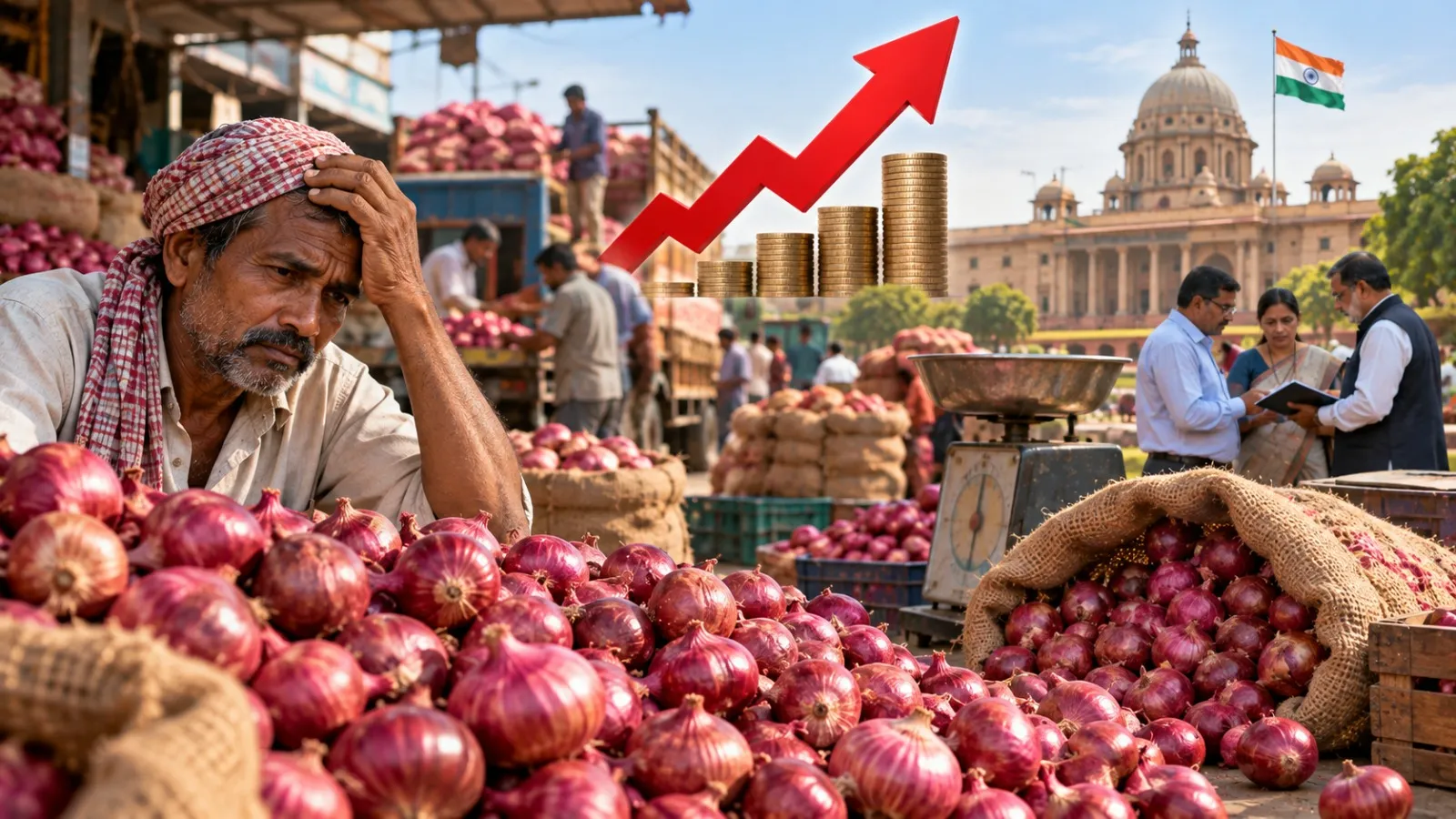 Rise in Onion Prices: Will Government Action Bring Relief?