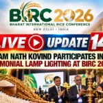 BIRC 2026, IREF, LIVE UPDATE 14, Ram Nath Kovind, Ceremonial Lamp Light