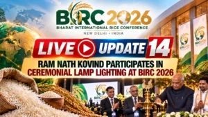 BIRC 2026, IREF, LIVE UPDATE 14, Ram Nath Kovind, Ceremonial Lamp Light