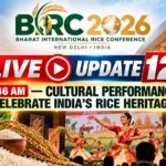 BIRC 2026 LIVE UPDATE 12 | 11:46 AM — Cultural Performances Celebrate India’s Rice Heritage