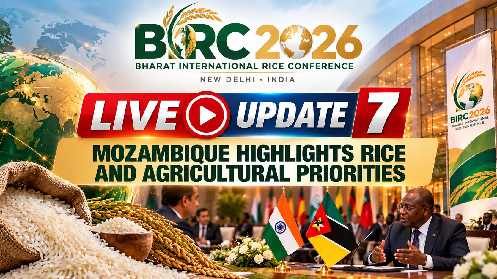 BIRC 2026 LIVE UPDATE 7 Mozambique Highlights Rice and Agricultural Priorities