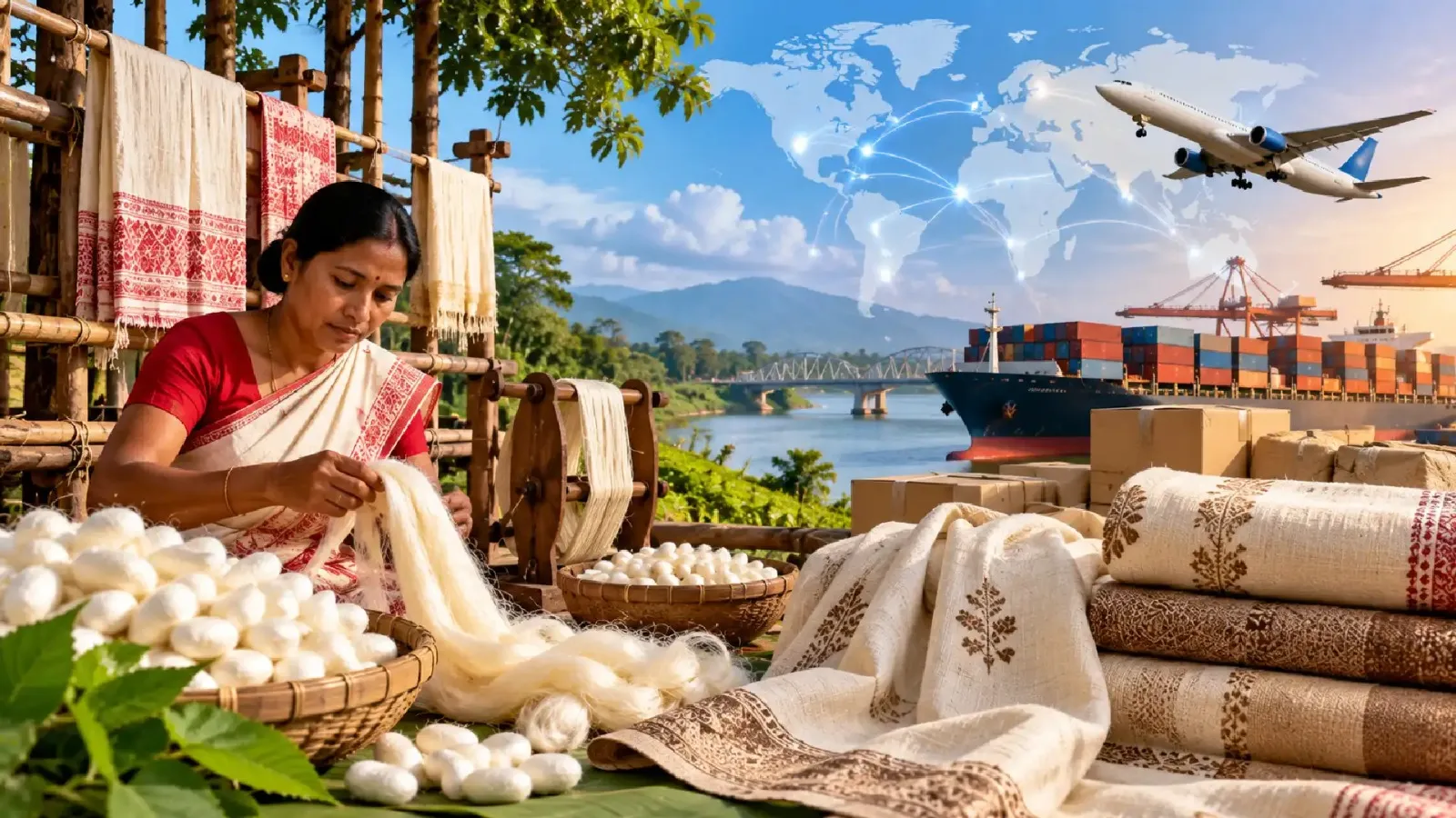 Eri Silk Exports: Assam’s Ahimsa Silk Looks for Global Markets