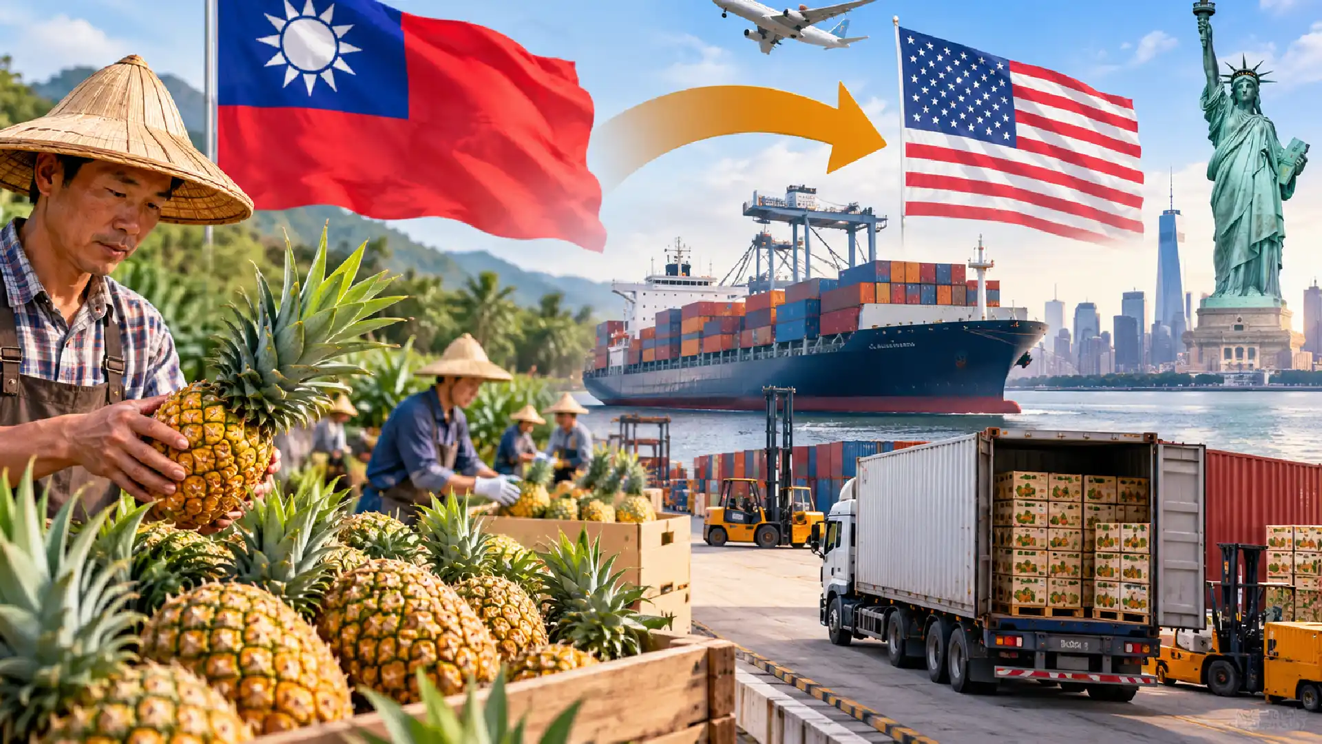 Taiwan Eyes US Market Opening for Pineapple Exports
