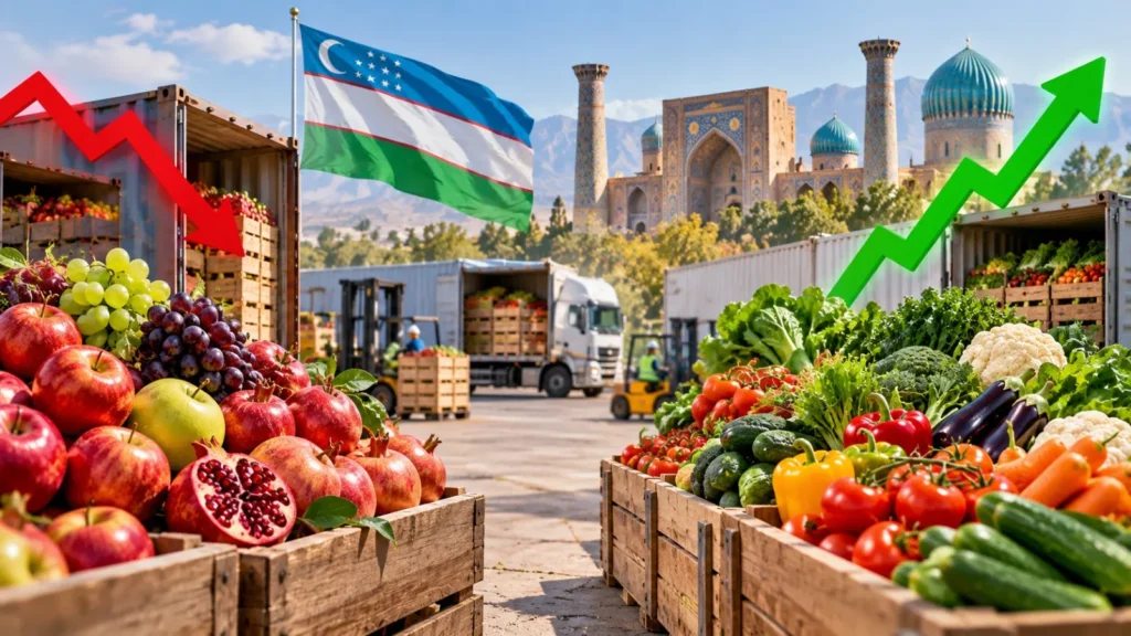Uzbekistan Fruit Exports Fall as Vegetable Exports Rise. Here’s Why?