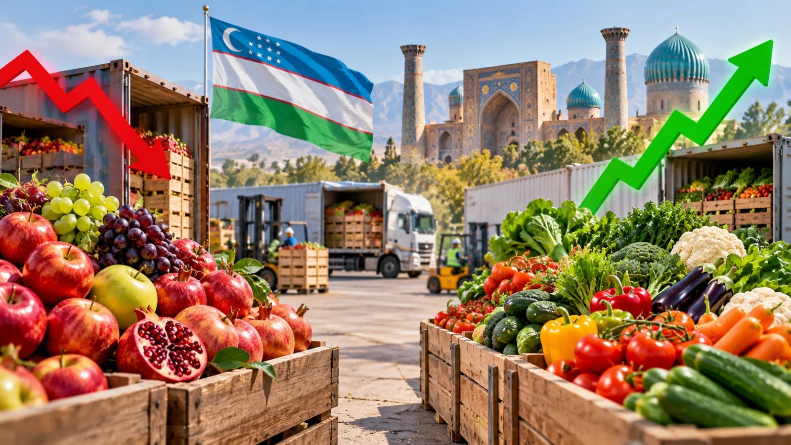 Uzbekistan Fruit Exports Fall as Vegetable Exports Rise. Here’s Why?